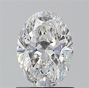 Picture of Natural Diamond 1.02 Carats, Oval with  Cut, E Color, SI1 Clarity and Certified by GIA