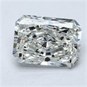 Natural Diamond 1.51 Carats, Radiant with  Cut, H Color, SI1 Clarity and Certified by GIA
