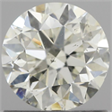 Natural Diamond 1.00 Carats, Round with Very Good Cut, J Color, SI1 Clarity and Certified by IGI