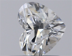 Picture of Natural Diamond 0.52 Carats, Heart with  Cut, E Color, SI1 Clarity and Certified by GIA
