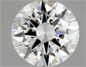 Diamante Natural 0.50 quilates, Redondo , Color H, claridad VVS1 y certificado GIA