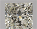 Natural Diamond 0.70 Carats, Princess with  Cut, J Color, VVS2 Clarity and Certified by IGI