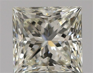 Picture of Natural Diamond 0.70 Carats, Princess with  Cut, J Color, VVS2 Clarity and Certified by IGI