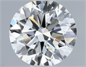 Natural Diamond 0.58 Carats, Round with Excellent Cut, I Color, VVS1 Clarity and Certified by IGI