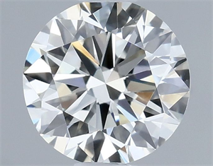 Picture of Natural Diamond 0.58 Carats, Round with Excellent Cut, I Color, VVS1 Clarity and Certified by IGI