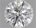 Natural Diamond 1.00 Carats, Round with Very Good Cut, H Color, I1 Clarity and Certified by GIA