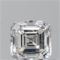 Natural Diamond 0.70 Carats, Asscher with  Cut, H Color, VVS1 Clarity and Certified by GIA