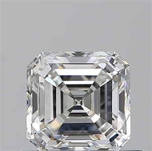 Picture of Natural Diamond 0.70 Carats, Asscher with  Cut, H Color, VVS1 Clarity and Certified by GIA