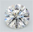 Lab Grown Diamond 1.53 Carats, Round with Ideal Cut, D Color, VVS2 Clarity and Certified by IGI