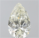 Natural Diamond 2.01 Carats, Pear with  Cut, J Color, SI1 Clarity and Certified by IGI