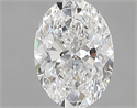 Natural Diamond 0.71 Carats, Oval with  Cut, E Color, VVS1 Clarity and Certified by GIA