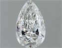 Diamante Natural 0.70 quilates, De pera , Color I, claridad VS2 y certificado GIA