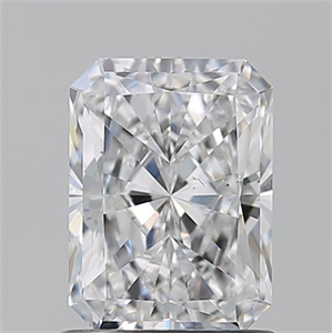 Picture of Natural Diamond 1.20 Carats, Radiant with  Cut, D Color, SI1 Clarity and Certified by GIA