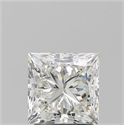 Natural Diamond 2.20 Carats, Princess with  Cut, J Color, VVS1 Clarity and Certified by GIA
