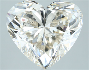 Picture of Natural Diamond 7.10 Carats, Heart with  Cut, I Color, SI1 Clarity and Certified by IGI