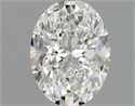 Natural Diamond 0.80 Carats, Oval with  Cut, E Color, VS1 Clarity and Certified by GIA