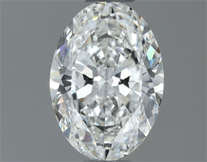 Picture of Natural Diamond 0.51 Carats, Oval with  Cut, G Color, VS2 Clarity and Certified by GIA