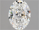 Natural Diamond 1.31 Carats, Oval with  Cut, F Color, VVS1 Clarity and Certified by GIA