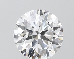 Picture of Lab Grown Diamond 1.30 Carats, Round with Ideal Cut, D Color, VVS2 Clarity and Certified by IGI