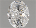 Diamante Natural 1.00 quilates, Ovalado , Color E, claridad SI1 y certificado GIA