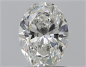 Natural Diamond 1.00 Carats, Oval with  Cut, G Color, VS1 Clarity and Certified by GIA