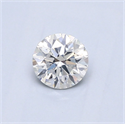 Diamante Natural 0.46 quilates, Redondo , Color G, claridad I1 y certificado GIA