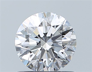 Picture of Natural Diamond 0.75 Carats, Round with Excellent Cut, D Color, VVS1 Clarity and Certified by GIA