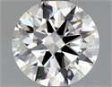 Diamante Natural 0.65 quilates, Redondo , Color F, claridad IF y certificado GIA