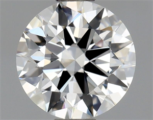 Foto Diamante Natural 0.65 quilates, Redondo , Color F, claridad IF y certificado GIA de
