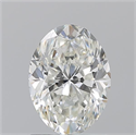 Natural Diamond 1.51 Carats, Oval with  Cut, H Color, VVS2 Clarity and Certified by GIA
