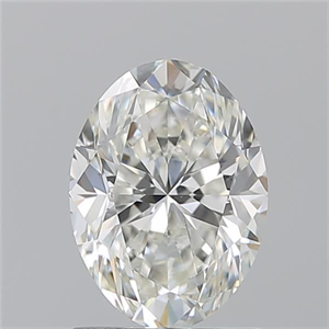 Picture of Natural Diamond 1.51 Carats, Oval with  Cut, H Color, VVS2 Clarity and Certified by GIA