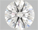 Natural Diamond 0.90 Carats, Round with Excellent Cut, J Color, VS2 Clarity and Certified by GIA