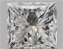 Natural Diamond 0.70 Carats, Princess with  Cut, H Color, VVS2 Clarity and Certified by GIA