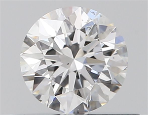 Picture of Natural Diamond 0.46 Carats, Round with Excellent Cut, E Color, SI1 Clarity and Certified by GIA