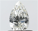 Natural Diamond 0.50 Carats, Pear with  Cut, I Color, VVS1 Clarity and Certified by IGI