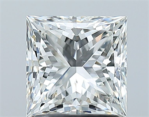 Picture of Natural Diamond 1.50 Carats, Princess with  Cut, H Color, VS2 Clarity and Certified by GIA