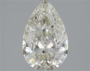 Picture of Natural Diamond 2.02 Carats, Pear with  Cut, J Color, IF Clarity and Certified by IGI