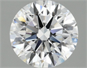 Lab Grown Diamond 2.56 Carats, Round with Excellent Cut, D Color, VVS2 Clarity and Certified by IGI