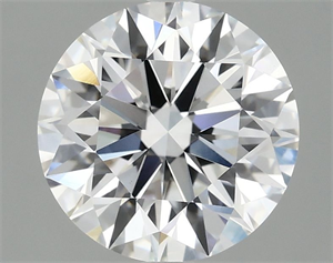 Picture of Lab Grown Diamond 2.56 Carats, Round with Excellent Cut, D Color, VVS2 Clarity and Certified by IGI