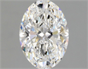 Natural Diamond 1.01 Carats, Oval with  Cut, E Color, VVS2 Clarity and Certified by GIA