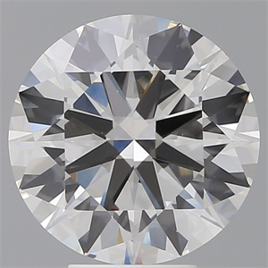 Picture of Lab Grown Diamond 5.60 Carats, Round with Ideal Cut, E Color, VVS2 Clarity and Certified by IGI