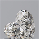 Natural Diamond 0.44 Carats, Heart with  Cut, H Color, VVS1 Clarity and Certified by GIA
