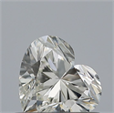 Natural Diamond 0.51 Carats, Heart with  Cut, I Color, VS2 Clarity and Certified by GIA