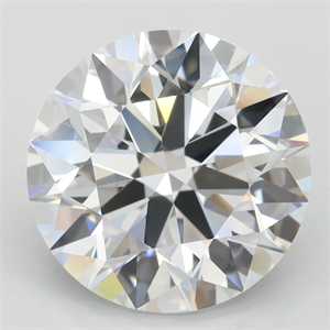 Picture of Lab Grown Diamond 4.01 Carats, Round with Ideal Cut, D Color, VVS1 Clarity and Certified by IGI