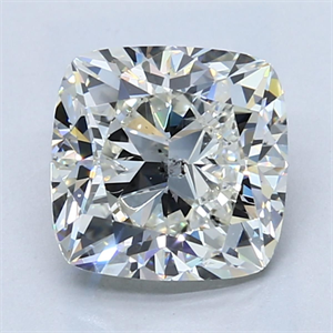 Picture of Natural Diamond 2.52 Carats, Cushion with  Cut, J Color, SI2 Clarity and Certified by GIA