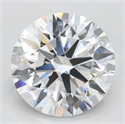 Lab Grown Diamond 3.38 Carats, Round with Excellent Cut, D Color, VVS1 Clarity and Certified by GIA