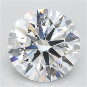 Picture of Lab Grown Diamond 3.38 Carats, Round with Excellent Cut, D Color, VVS1 Clarity and Certified by GIA