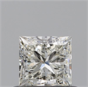 Natural Diamond 0.50 Carats, Princess with  Cut, K Color, VS1 Clarity and Certified by GIA