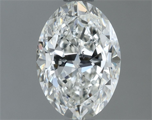 Foto Diamante Natural 1.00 quilates, Ovalado , Color G, claridad SI2 y certificado GIA de