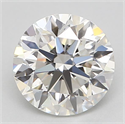 Natural Diamond 0.72 Carats, Round with Very Good Cut, H Color, VVS1 Clarity and Certified by GIA